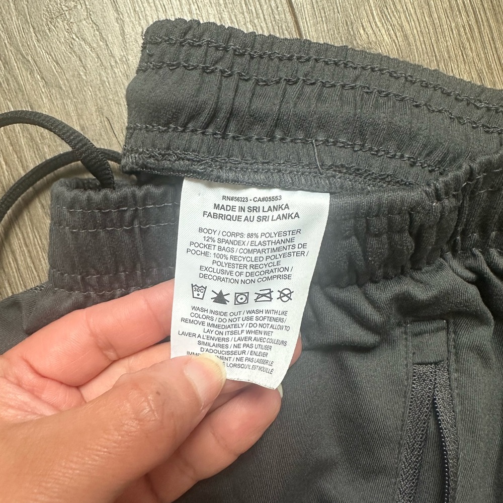 Nike Dri Fit Women's Charcoal Track Joggers with White Swoosh - Picture 6 of 13